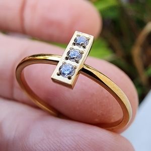 FP Desigher Mikal Winn Delicate Ring 14K Gold Plated Hypoallergenic Jewelry